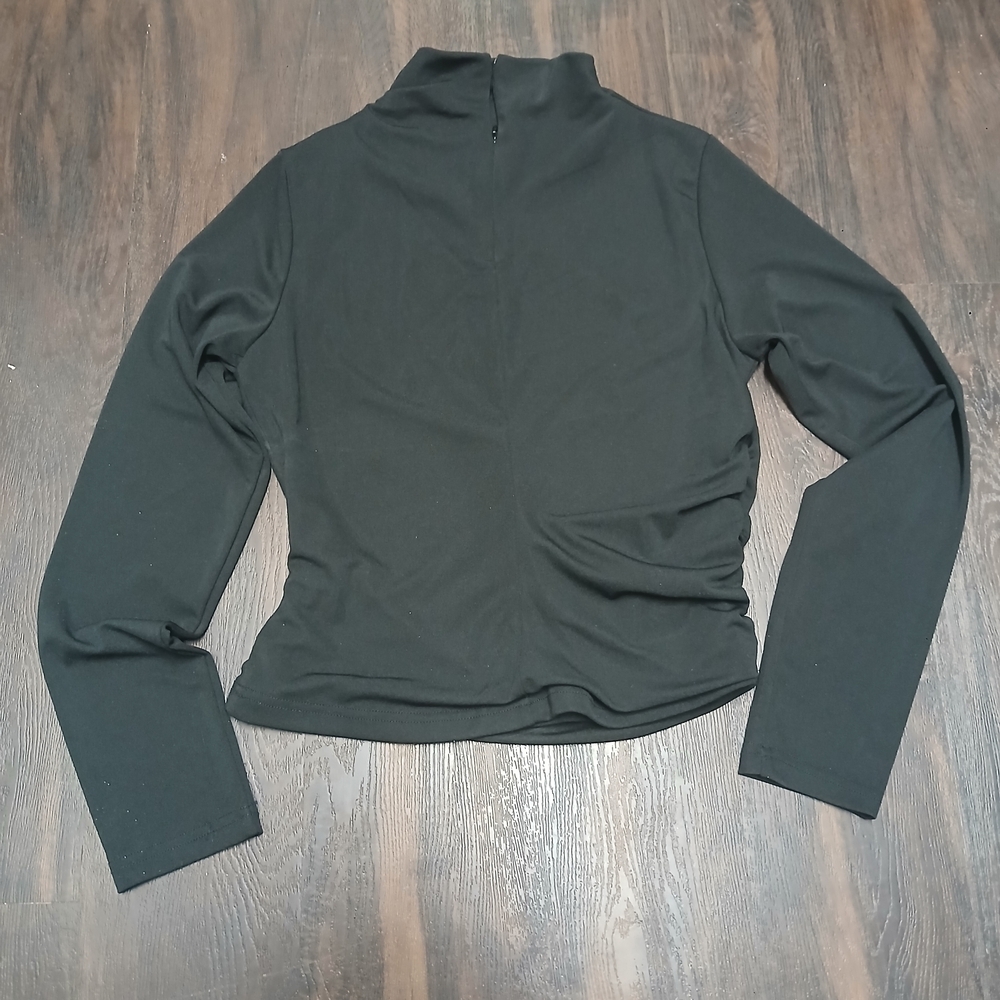 Classic Black Long Sleeve Women's Top